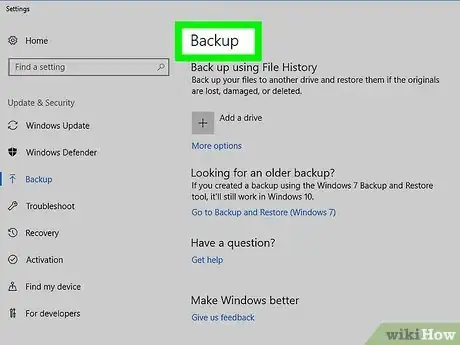 Step 1 Faça um backup dos dados.