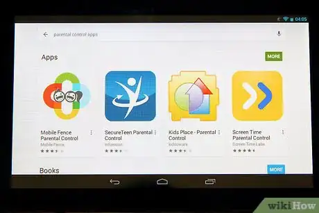 Step 1 Baixe e instale um aplicativo de controle dos pais a partir da Play Store.