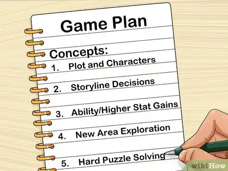 Step 1 Planeje o jogo.