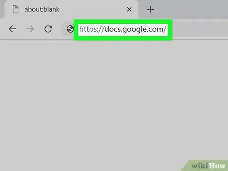 Step 2 Digite https://docs.google.com/ na...