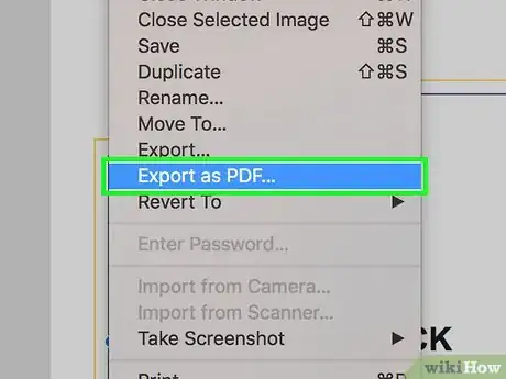 Step 15 Clique em Exportar como PDF no menu "Arquivo".