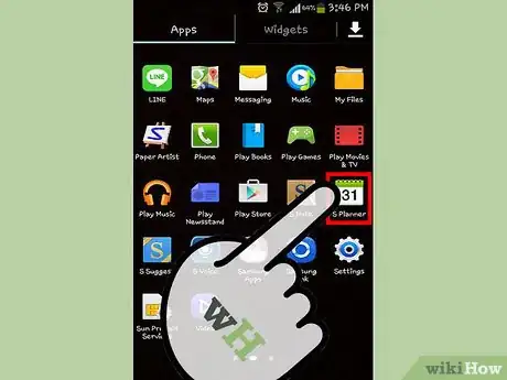 Step 1 Abra o aplicativo Calendário no dispositivo Android.