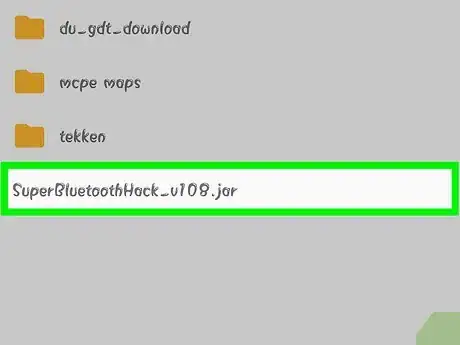 Step 5 Selecione o arquivo do Super Bluetooth Hack.