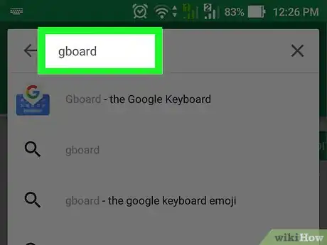 Step 3 Digite teclado do google.