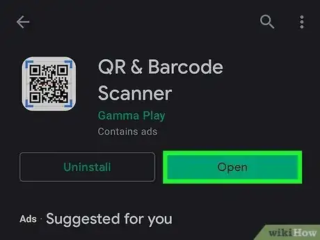 Step 9 Abra o aplicativo de escaneamento de QR codes.