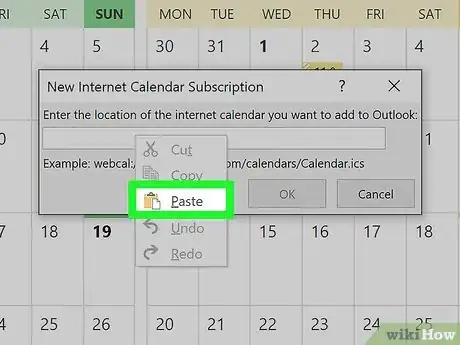 Step 9 Clique com o botão direito sobre o campo de texto e selecione Colar.