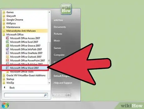 Step 1 Abra o documento do Word no qual pretende adicionar a imagem ao plano de fundo.