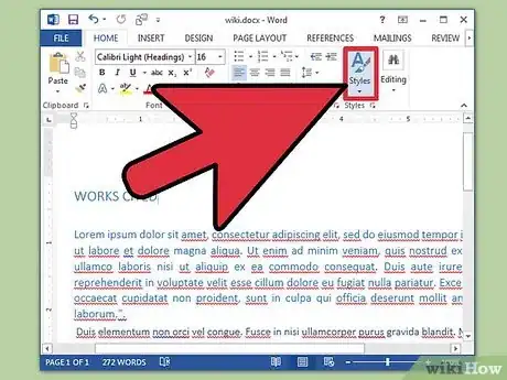 Step 10 Formate o estilo do documento.